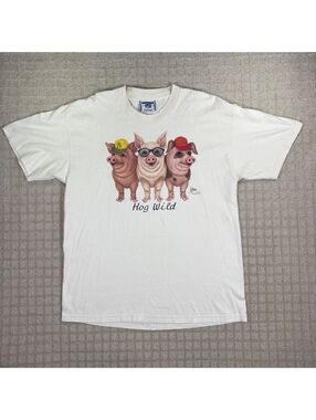 Lee Hog Wild graphic T-shirt white lg